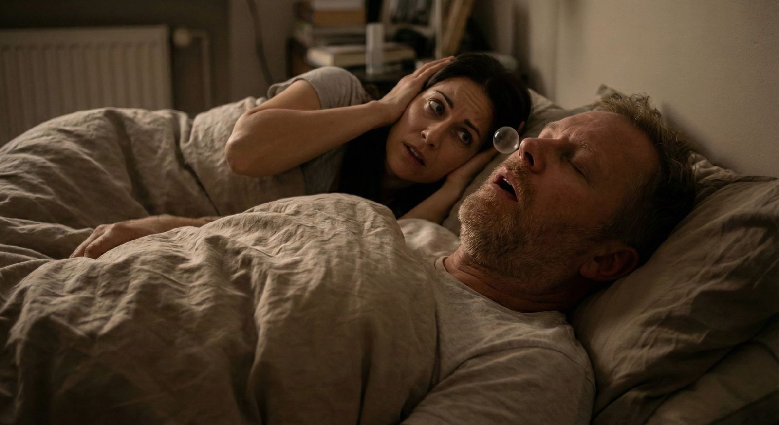 Prikaz fotografije prilikom spavanja gdje su najizraženiji poremećaji disanja u snu