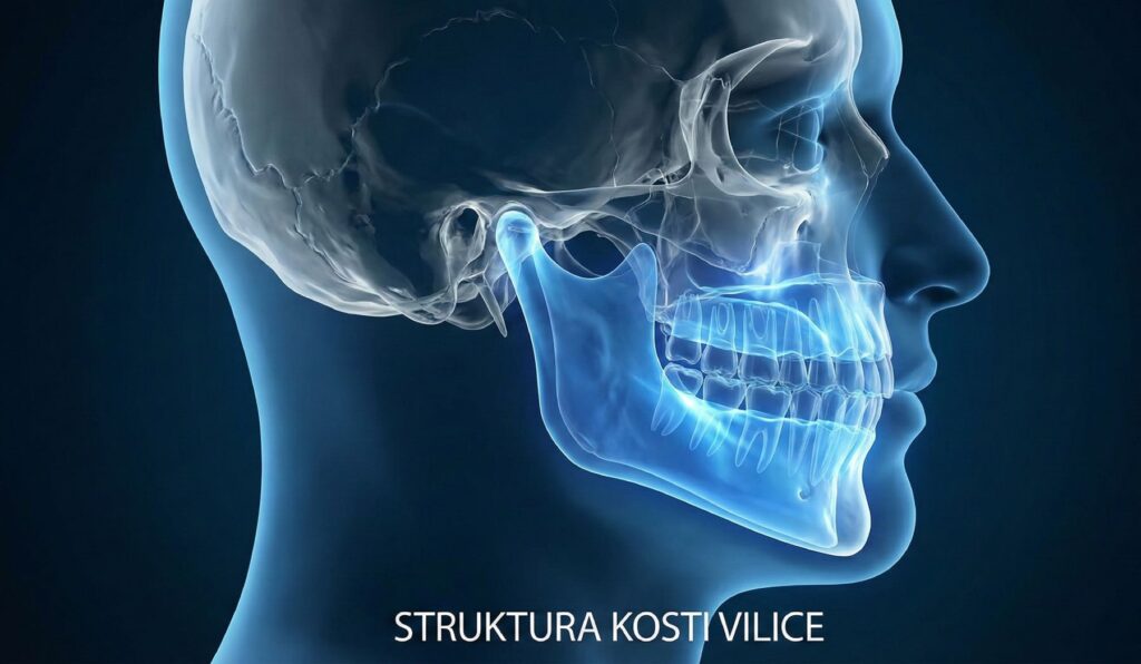 prikaz kako izgleda kost kod vilice